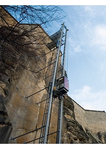 Aussichtsplattform Festung Königstein Außenaufzug Panoramaaufzug