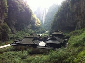 Aufzugsanlage in Wulong China